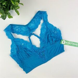 Honeydew Valerie Bralette Women's Size Small in Lakeside Blue